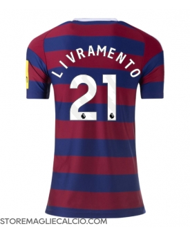 Newcastle United Tino Livramento #21 Maglia Gara Terza Repliche 2024-25 Donna Maniche Corte Newcastle United Tino Livramento #21 Maglia Gara Terza Repliche 2024-25 Donna Maniche Corte